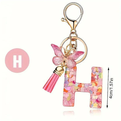 Anime Letter KeyCharm