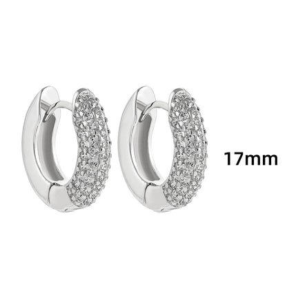 Stainless Steel Big Circle Hoop Earrings