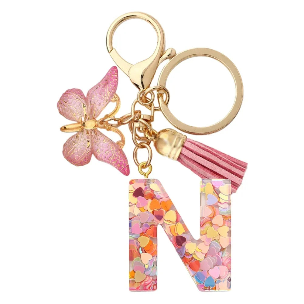 Anime Letter KeyCharm