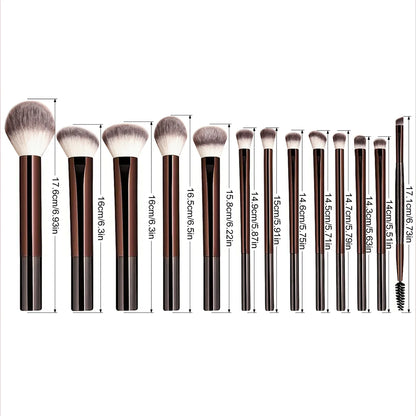 13-Piece Makeup Full Glam Brush Set