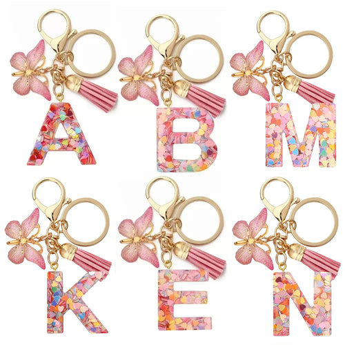 Anime Letter KeyCharm