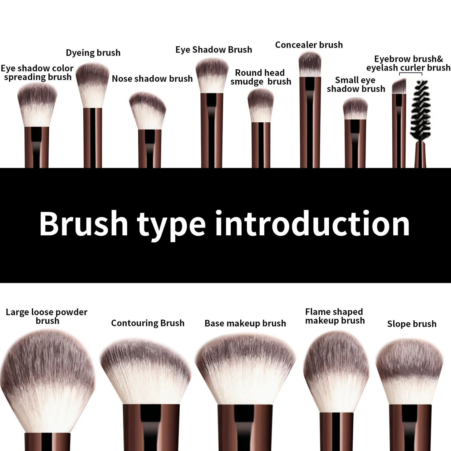 13-Piece Makeup Full Glam Brush Set