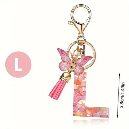 Anime Letter KeyCharm