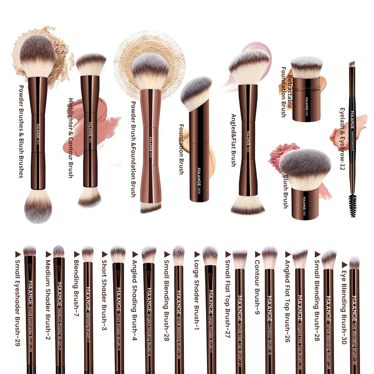 20-Piece Professional Brush Set