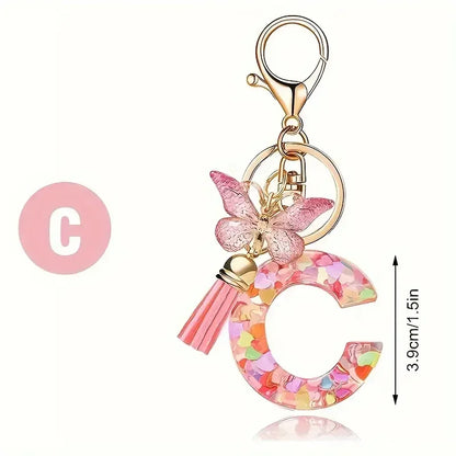 Anime Letter KeyCharm